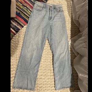 Garage brand wide leg jeans